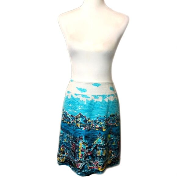 Talbots Venice Vacation Pencil Skirt, Vibrant Colors, Classic, Classy, 10 - Picture 4 of 10